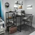 Hanah Home Radni sto Rino, 133x76,8x60 cm, Crni