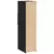 Visoka komoda crna 30 x 42,5 x 124 cm od konstruiranog drva