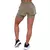 GymBeam Women‘s Pulse Running shorts 2in1 Vetiver