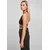 Womens trapezoidal cropped top black