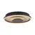 JUST LIGHT. 14409-21 - LED stropno svetilo GLITTY LED/22W/230V prečnik 40 cm crna