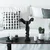 Aberto Design Dekorativna figura Nike, 28x40x18 cm, Crna