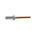 Aluminijaste odprte zakovice 4,8x12mm RAL 8003
