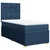 Vidaxl Box spring postelja z vzmetnico modra 90x190 cm blago