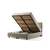 HANAH HOME Bračni krevet Safir Set 150 x 200 Brown