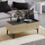 HANAH HOME Sto za dnevnu sobu Mia Travertine Anthracite