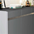 HANAH HOME Komoda Defne Anthracite Silver