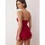 Trendyol Milla Ženski set babydoll spavaćice i gaćica Thmaw26Cy00002, Bordo