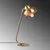 Hanah home Stona lampa E27 Max 40W, Zlatna