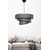 Opviq Luster Couper Anthracite Silver, Metal-pamuk