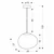BRILAGI - Luster na kablu PEBBLES 1xE27/40W/230V O 25 cm crna