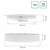 Spectrum LED panel Algine 2v1 12W IP20 4000K