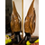 MAISON ADORABLE Drvena stona lampa FACE 67 cm, Braon