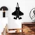 Wallity Zidna dekoracija F-35A, 60 x 41 cm, Crna