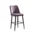 Hanah Home Set 2 barske stolice Lavanda-Crni