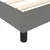 Vidaxl Box spring postelja z vzmetnico temno siva 140x200 cm blago