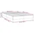 Vidaxl Posteljni okvir krem 120x200 cm blago