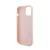 KARL LAGERFELD Maska za telefon 3D Rubber Glitter Logo za iPhone 15 roze