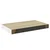 Plutajuće zidne police 4 kom hrast i bijele 40x23x3,8 cm MDF