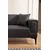 Atelier del Sofa Dvosed Horizon 85x77x170cm Tamnosivi