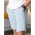 Sinsay - Slim fit šorts - bledoplavo