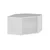 Hanah Home Kuhinjski element Kale Corner, 74x45x54 cm, Beli