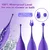 SuperLove Spiral Oscillation High Frequency Clitoral Stimulator Purple