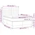 Vidaxl Box spring postelja z vzmetnico krem 140x200 cm blago