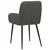 Trpezarijske stolice 2 pcs Umjetna koža Crna 57 x 50 x 85 cm