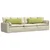 Jastučići za sofu 2 pcs Svijetlo zelena 120 x 40 cm tkanina
