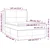 Vidaxl Box spring postelja z vzmetnico LED temno modra 140x200cm žamet