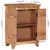 Komoda 55 x 33 x 75 cm masivno bagremovo i obnovljeno drvo
