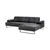 ATELIER DEL SOFA Ugaona garnitura Mustang Small Right Anthracite