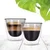 shumee 2x dvostenski termo kozarec za kozarce za espresso kavo 90 ml