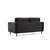 ATELIER DEL SOFA Sofa dvosed Rome Black