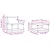 Set vanjskih sofa s jastukom 5 pcs Prirodna i svjetlosiva