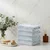 List - Light Blue Light Blue Hand Towel Set (4 Pieces)