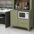 Hanah Home ormar za kafe kutak Viya 20457, 90 cm, Derin Sepet