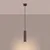Sollux Lighting Viseča svetilka KARBON 1 rjava, (5000284961)