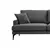 Atelier del Sofa Ugaona garnitura 90x88x283cm Antracit