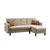 ATELIER DEL SOFA Ugaona garnitura Polya Beige