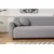 Atelier del Sofa Ugaona garnitura Eddy 273x162cm, Svetlosiva