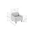 Atelier del Sofa Fotelja Robin 1, Tamnozelena