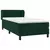 vidaXL Box spring postelja z vzmetnico temno zelena 80x200 cm žamet