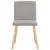 Vidaxl Jedilni stoli 6 kosov Cloud Grey Fabric