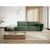 Temno zelen kotni kavč Vanda - Mazzini Sofas