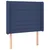 Vidaxl Box spring postelja z vzmetnico LED modra 90x190 cm blago