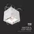 LED solarno zidno svetlo sa senzorom LED/9W/5V IP65 2600 mAh belo