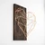 Wallity Zidna dekoracija Heart, 58x58 cm, Bakar
