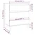 Komoda crna 60 x 35 x 70 cm od konstruiranog drva